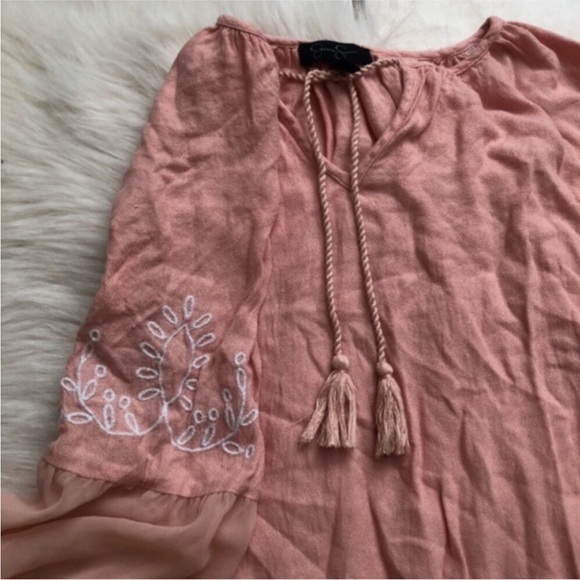 Jessica Simpson Embroidered Boho Tunic - Picture 3 of 5